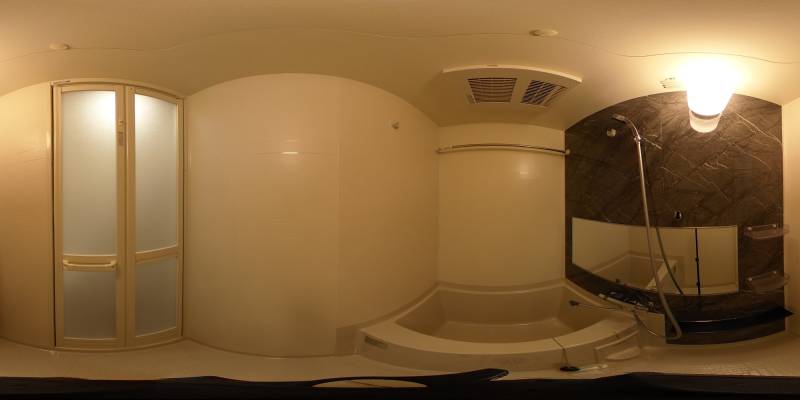 パノラマ画像バスルーム