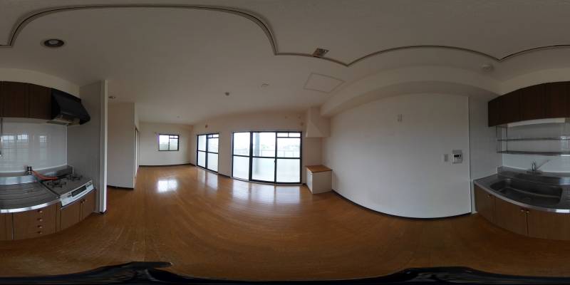 パノラマ画像キッチン