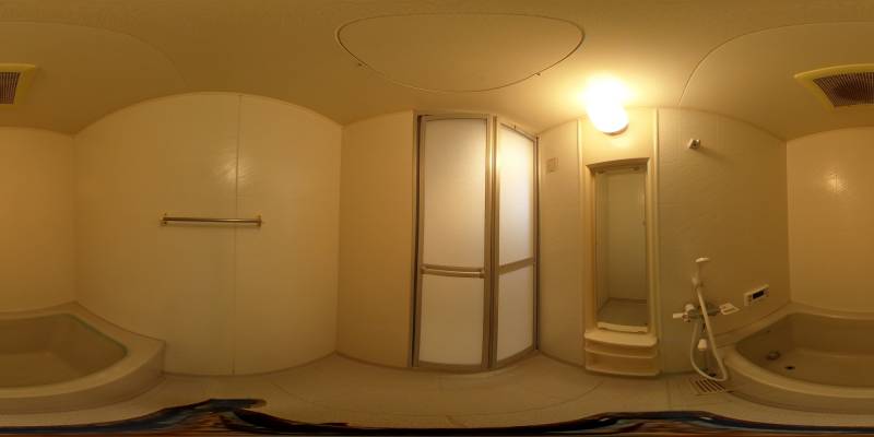 パノラマ画像バスルーム