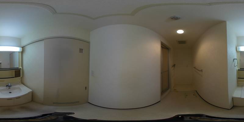 パノラマ画像洗面所