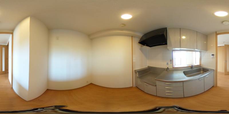 パノラマ画像キッチン
