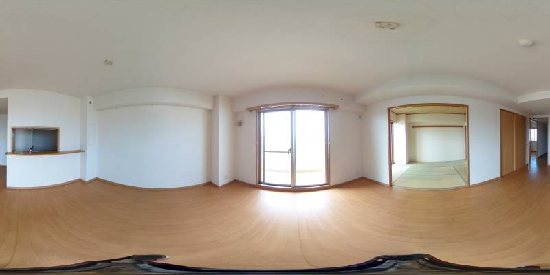 パノラマ画像リビング