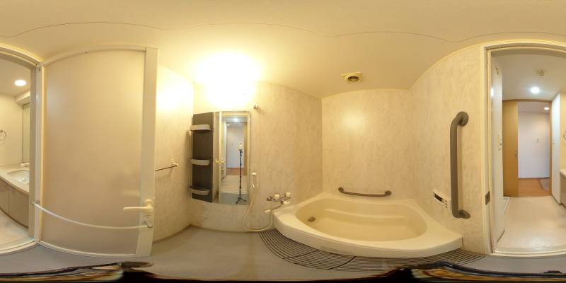 パノラマ画像バスルーム