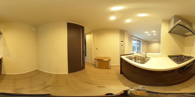 パノラマ画像キッチン