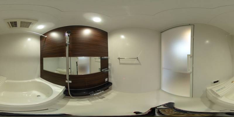 パノラマ画像バスルーム