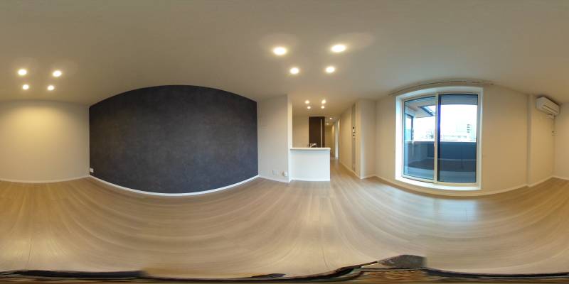 パノラマ画像洋室