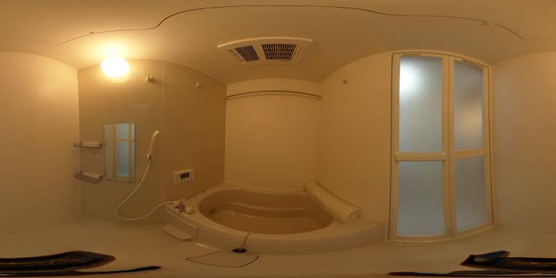 パノラマ画像バスルーム