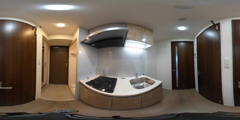 パノラマ画像キッチン