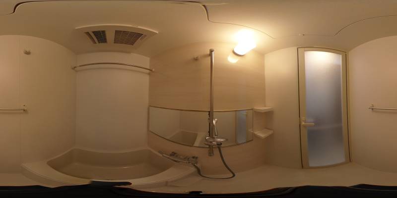 パノラマ画像バスルーム