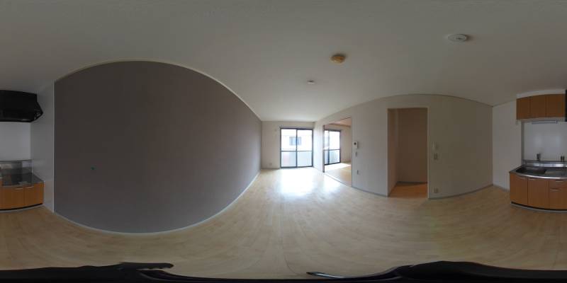 パノラマ画像キッチン