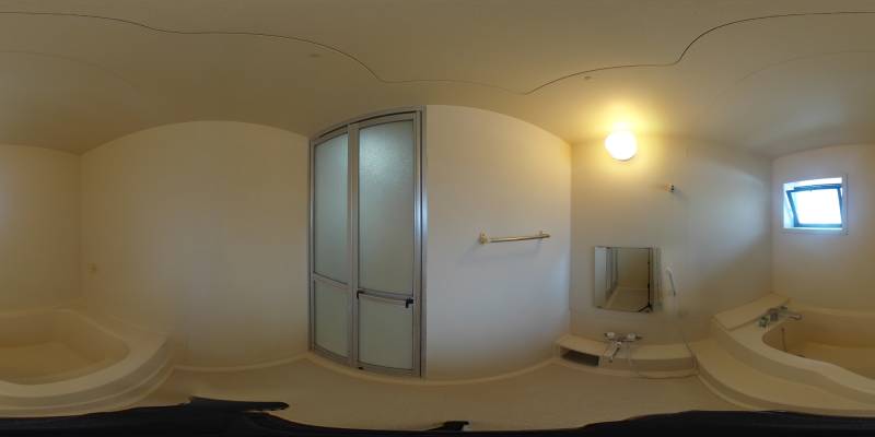 パノラマ画像バスルーム