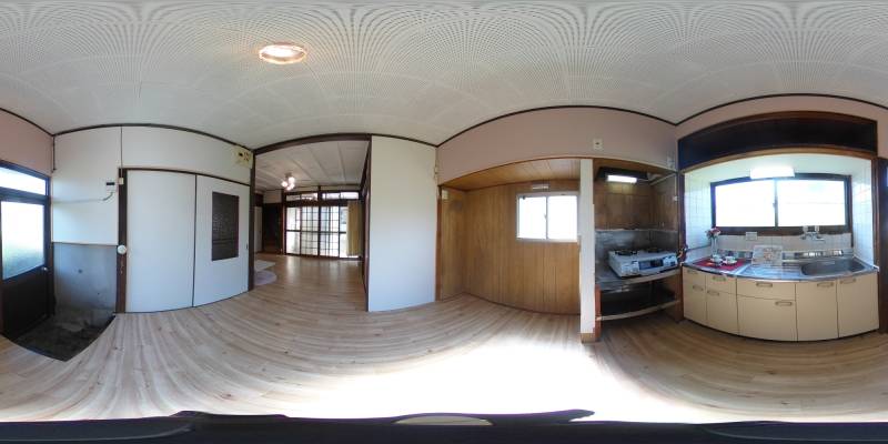 パノラマ画像キッチン