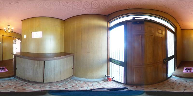 パノラマ画像玄関