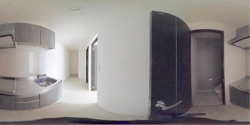 パノラマ画像キッチン