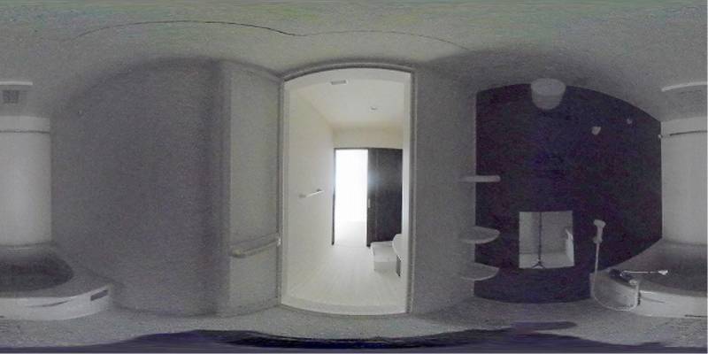 パノラマ画像バスルーム