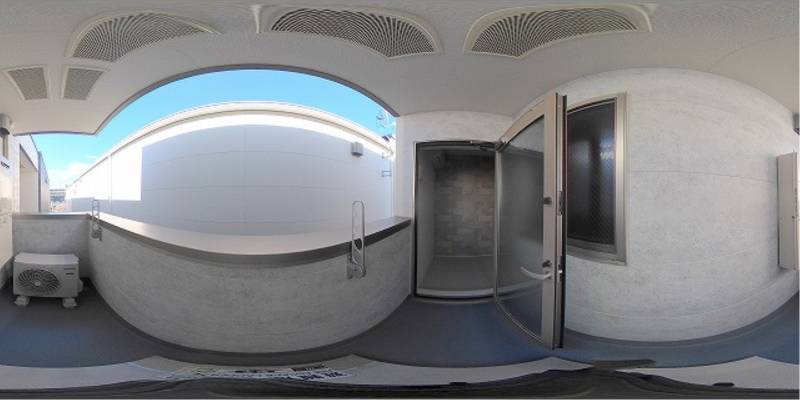 パノラマ画像バルコニー