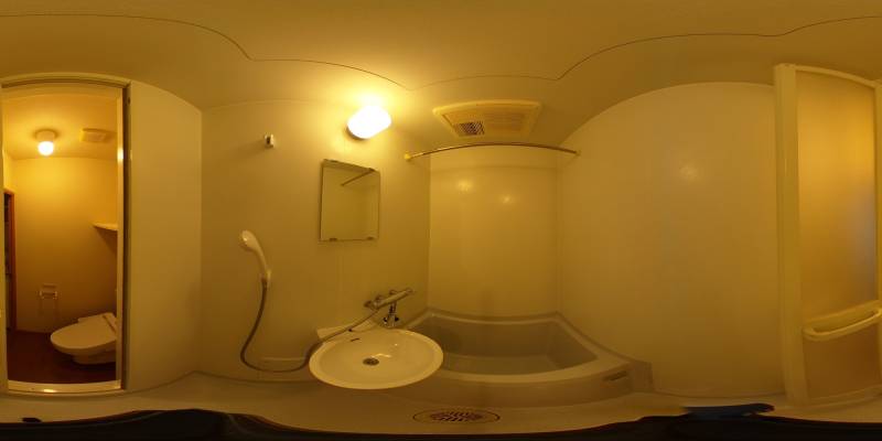 パノラマ画像バスルーム