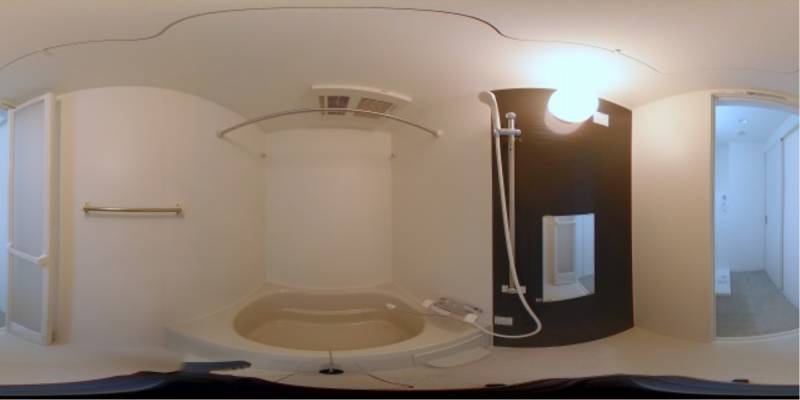 パノラマ画像バスルーム