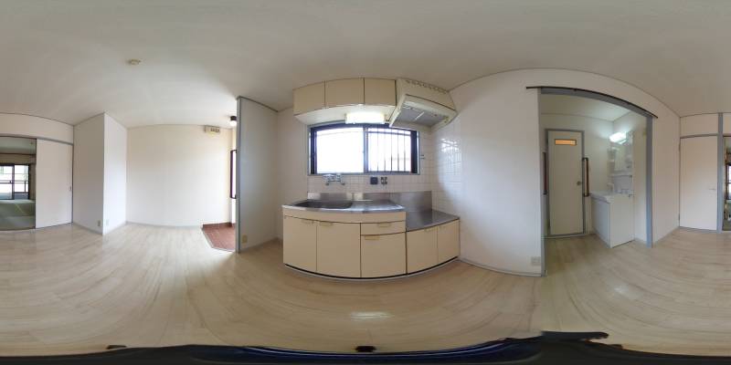 パノラマ画像キッチン