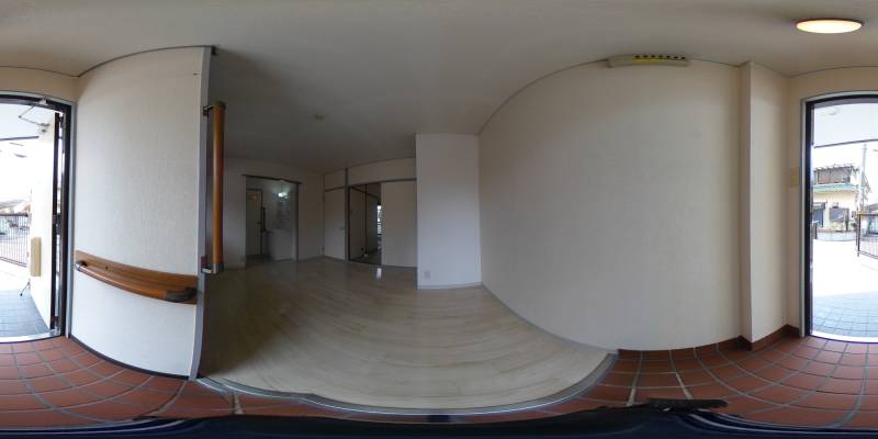 パノラマ画像玄関