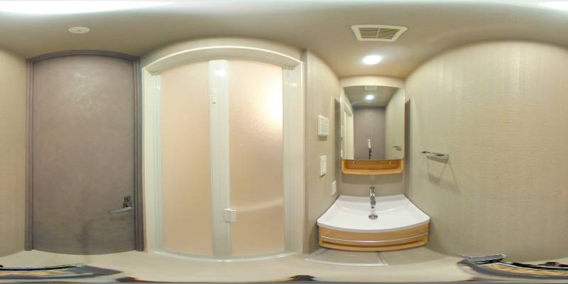 パノラマ画像洗面所