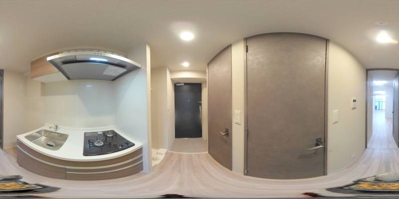 パノラマ画像キッチン