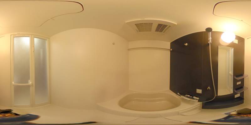 パノラマ画像バスルーム