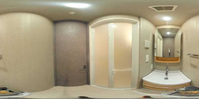 パノラマ画像洗面所