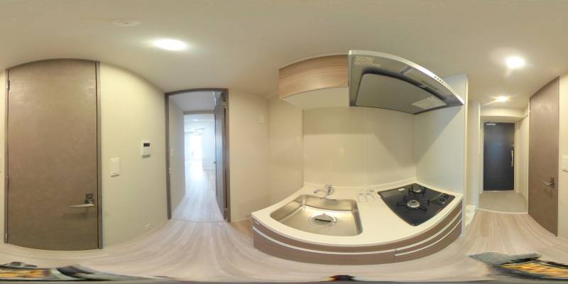 パノラマ画像キッチン