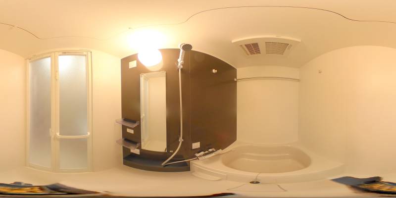 パノラマ画像バスルーム