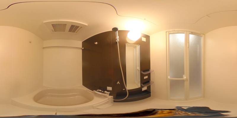 パノラマ画像バスルーム