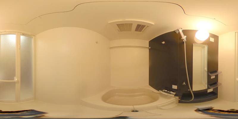 パノラマ画像バスルーム