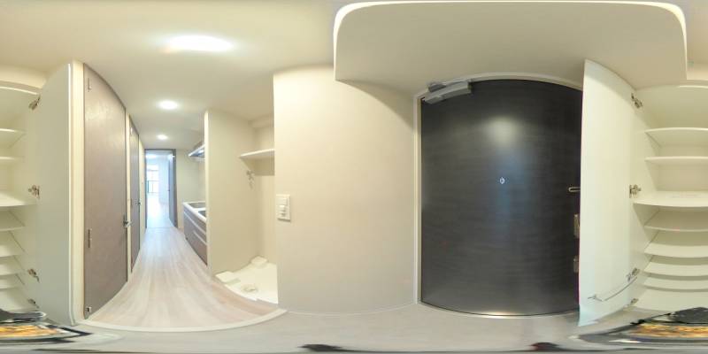 パノラマ画像玄関