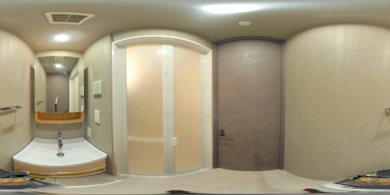 パノラマ画像洗面所