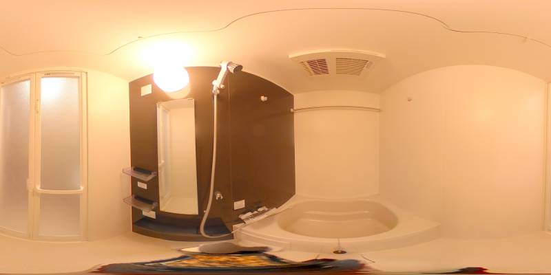 パノラマ画像バスルーム