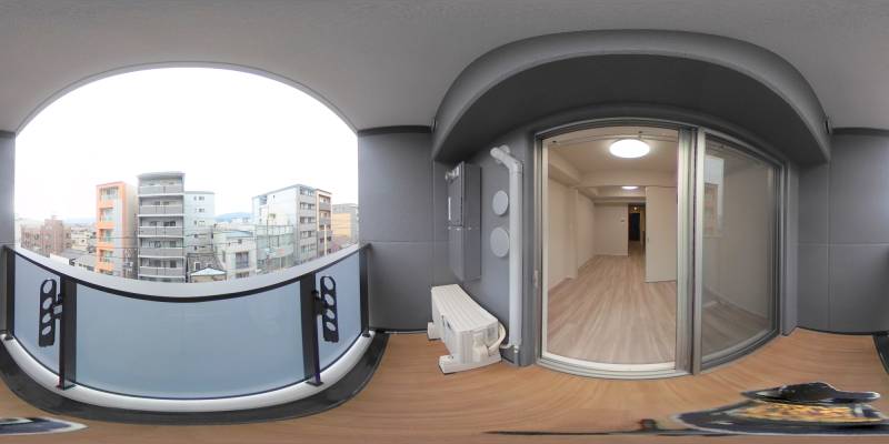 パノラマ画像バルコニー