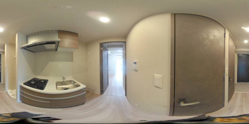 パノラマ画像キッチン