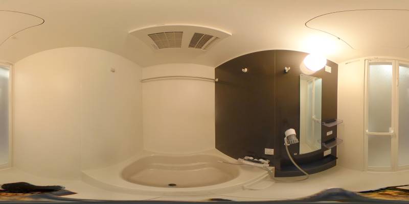 パノラマ画像バスルーム