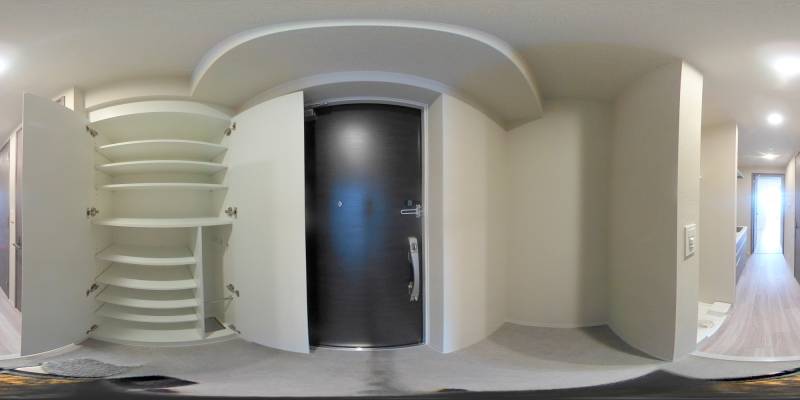 パノラマ画像玄関