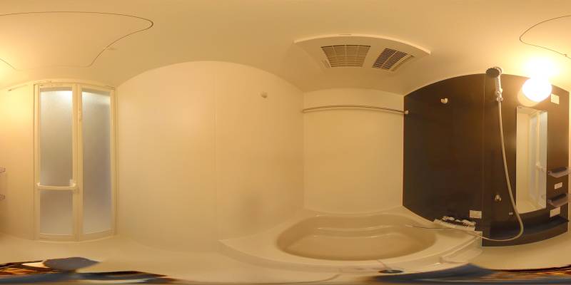 パノラマ画像バスルーム