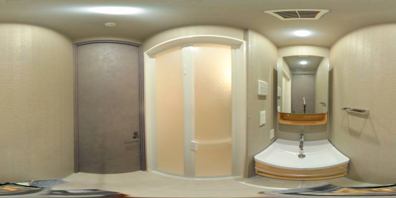 パノラマ画像洗面所