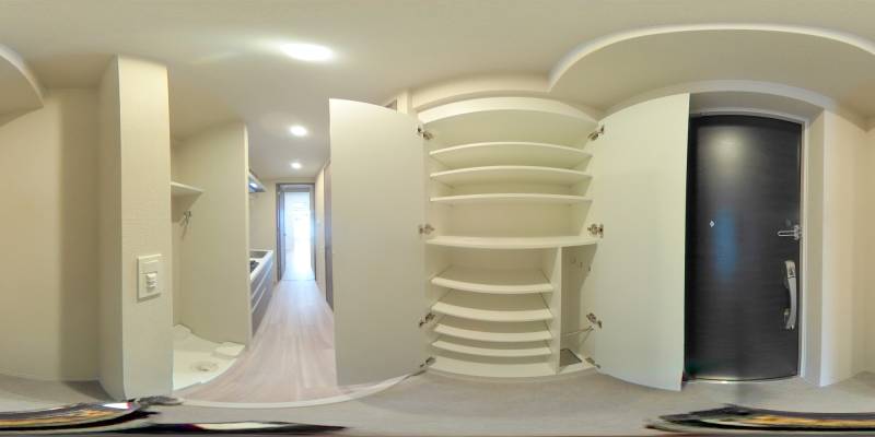 パノラマ画像玄関