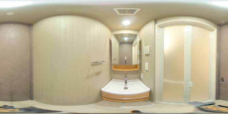 パノラマ画像洗面所