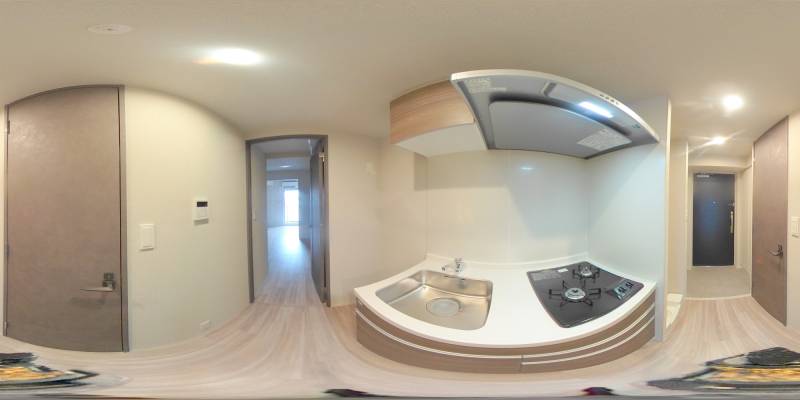 パノラマ画像キッチン