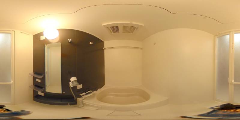 パノラマ画像バスルーム