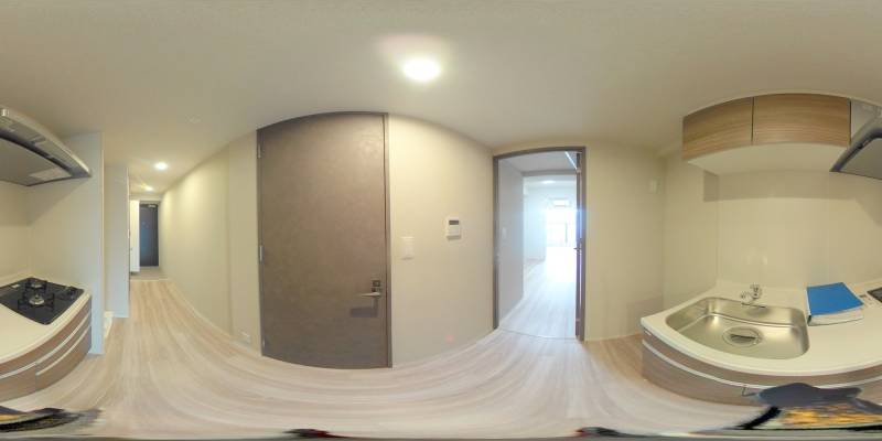 パノラマ画像キッチン