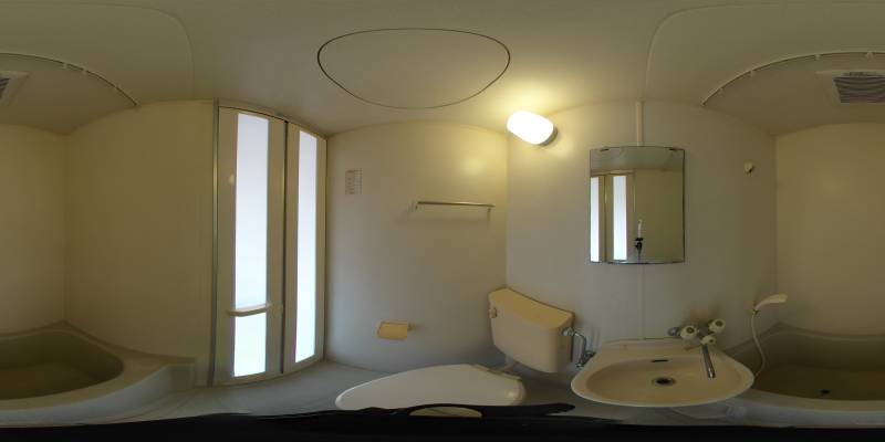 パノラマ画像バスルーム