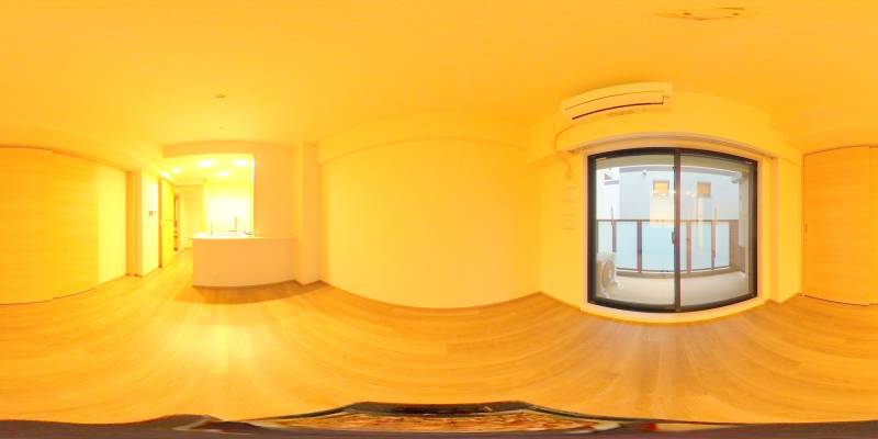 パノラマ画像リビング