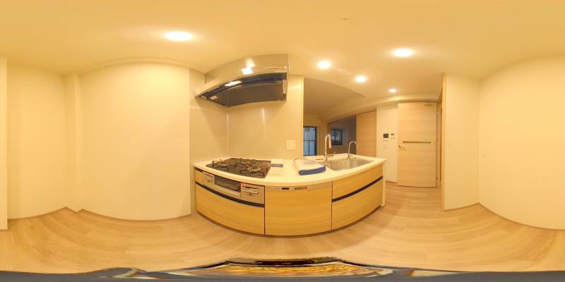 パノラマ画像キッチン