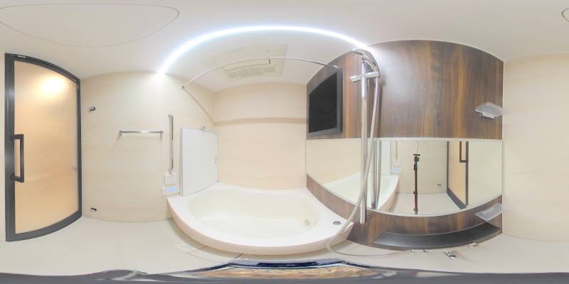 パノラマ画像バスルーム